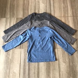 The Children’s Place Boys Long Sleeved Henleys
